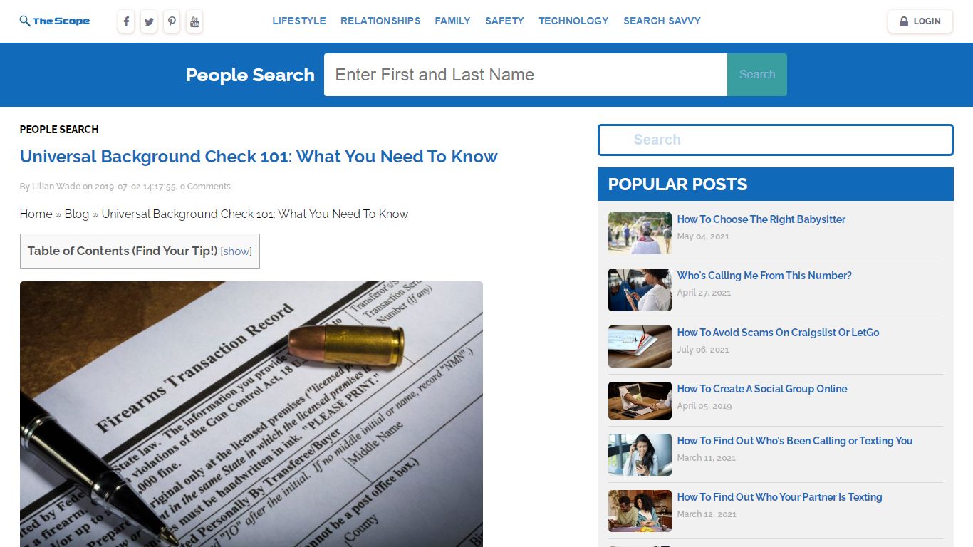 Universal Background Check 101: What You Need To Know - The Scope